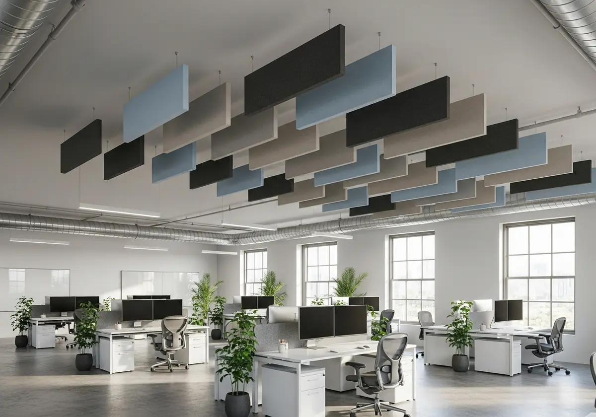 Acoustic Ceiling Baffles / Sound Clouds — 2'×4'