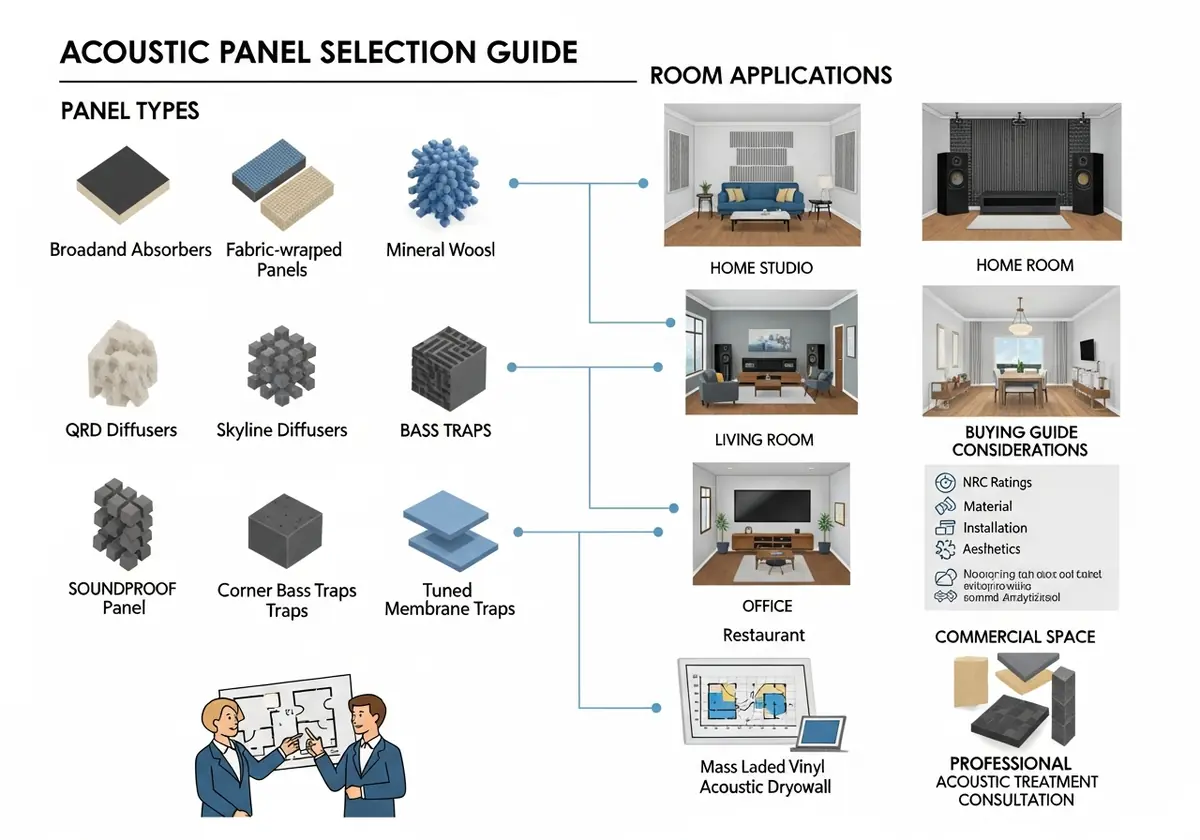 Choosing the right acoustic panels for your room
